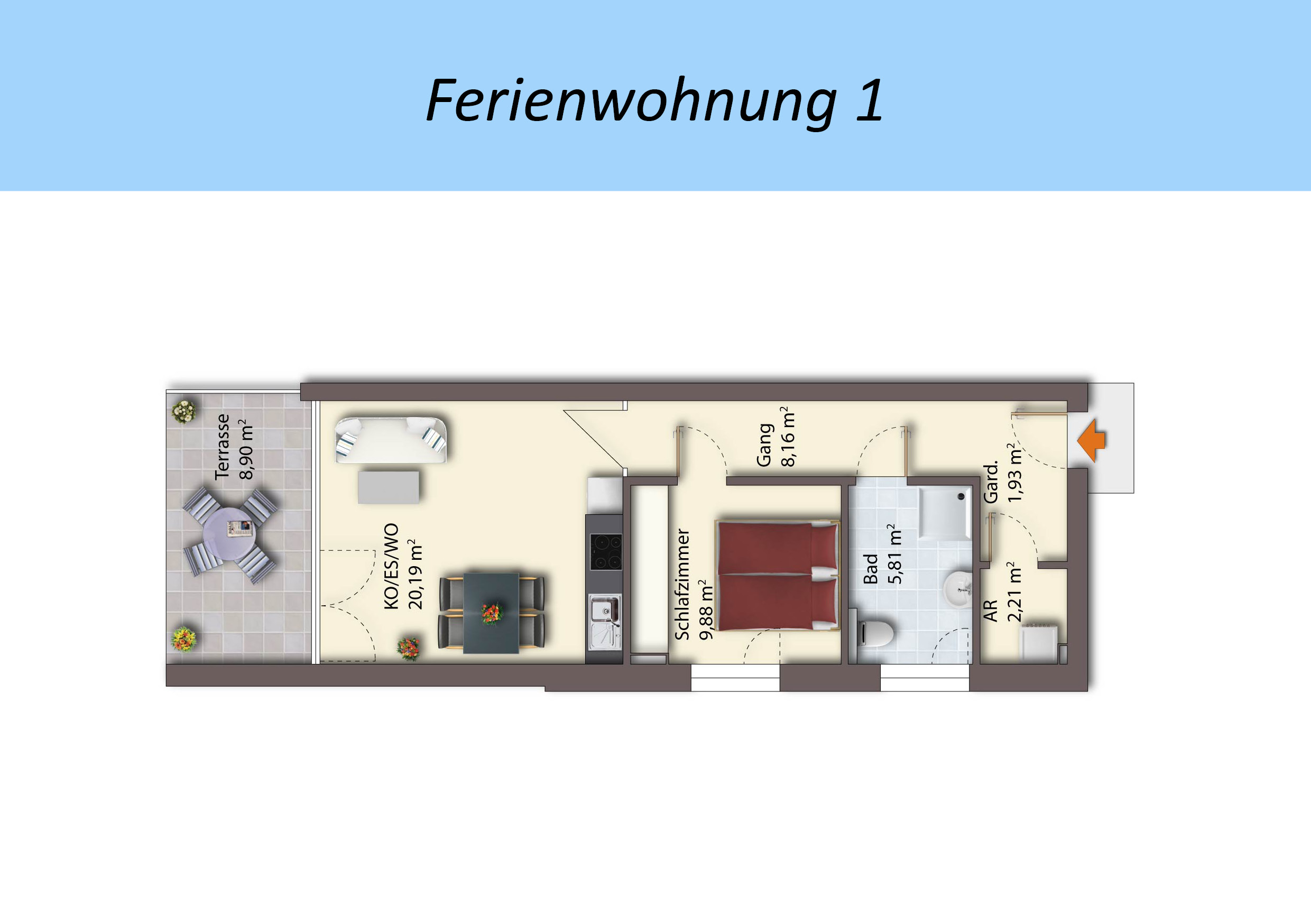 Flat 1 – Traunstein