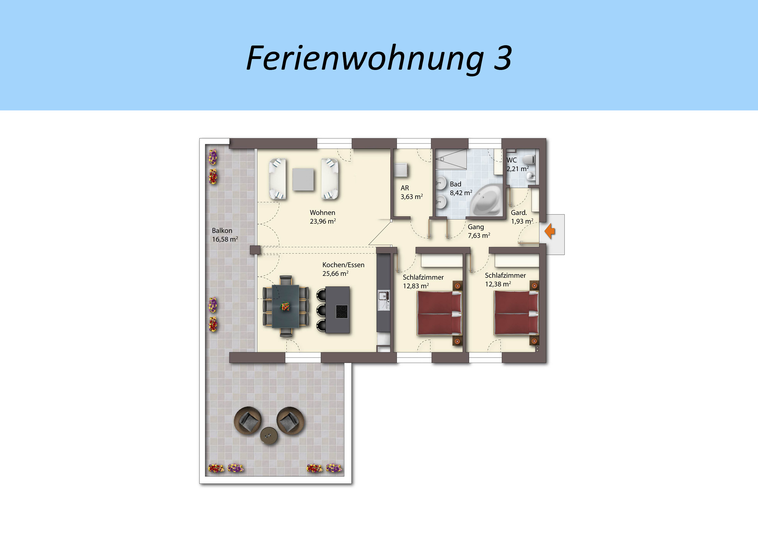 Flat 3 – Sonnstein